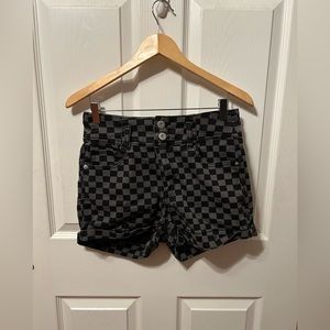 Checkered shorts